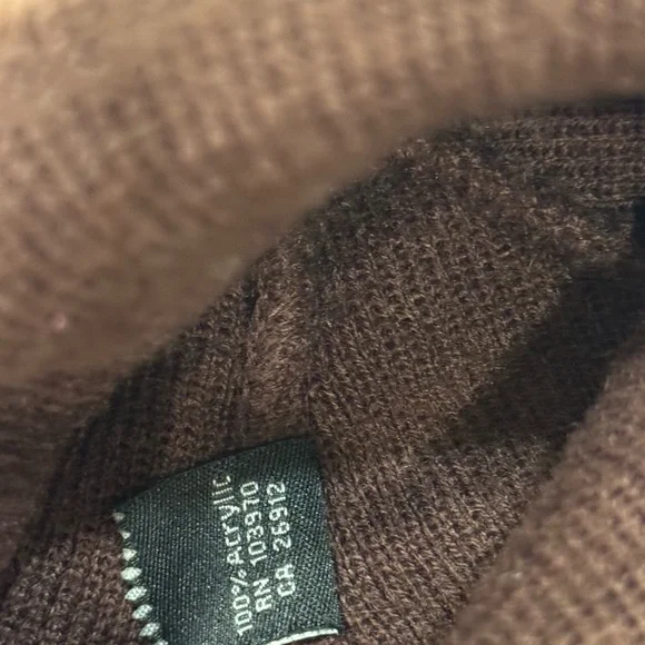 OBEY Propaganda Beanie Chocolate Brown Knit One Size - Picture 6 of 6